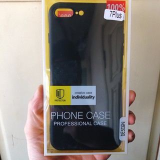 [ IPHONE 7/ 7 PLUS] Ốp dẻo đen tuyền Iphone 7/ 7 Plus