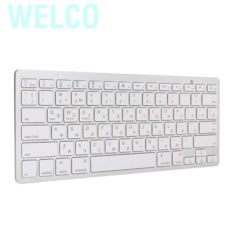 PC Bàn Phím Welco Kết Nối Bluetooth 3.0 Không Dây Siêu Mỏng