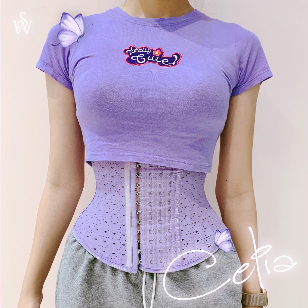 Đai Nịt Bụng Latex Sau Sinh - Latex Celia Tín 27 Xương Chuẩn WSTORE,Thoáng Khí - Latex by W.Store