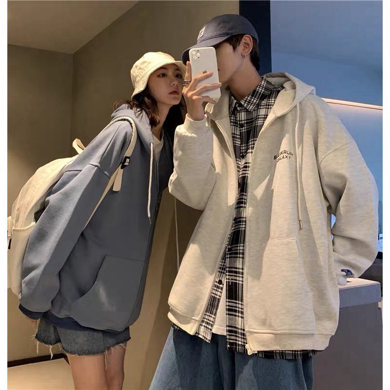 ÁO HOODIE NAM NƯ CẶP ĐÔI THỜI TRANG THU ĐÔNG PHONG CÁCH HÀN QUỐC