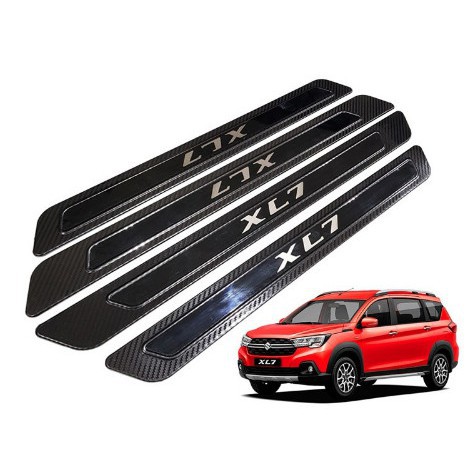 ỐP BẬC TRONG NGOÀI SUZUKI XL7 vân carbon hàng cao cấp