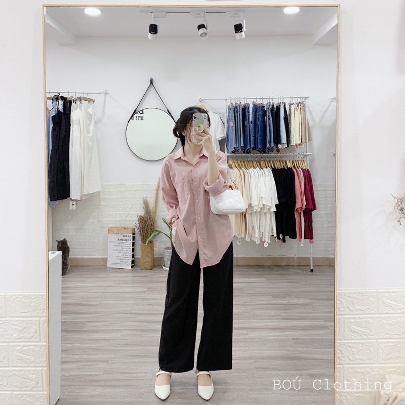 Áo sơmi đũi nữ (Ảnh thật)