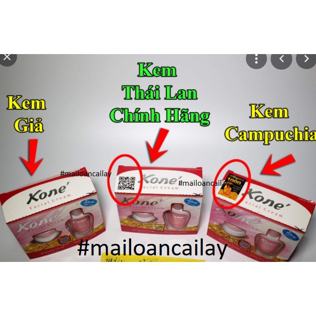 Kem Facial Cream Kone siêu trắng chính hãng Thái Lan