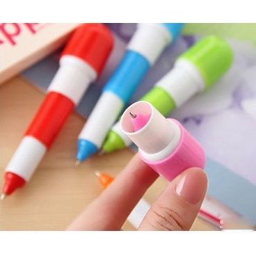 Bút bi mực xanh hình viên thuốc, sỉ lẻ đồng giá BB07