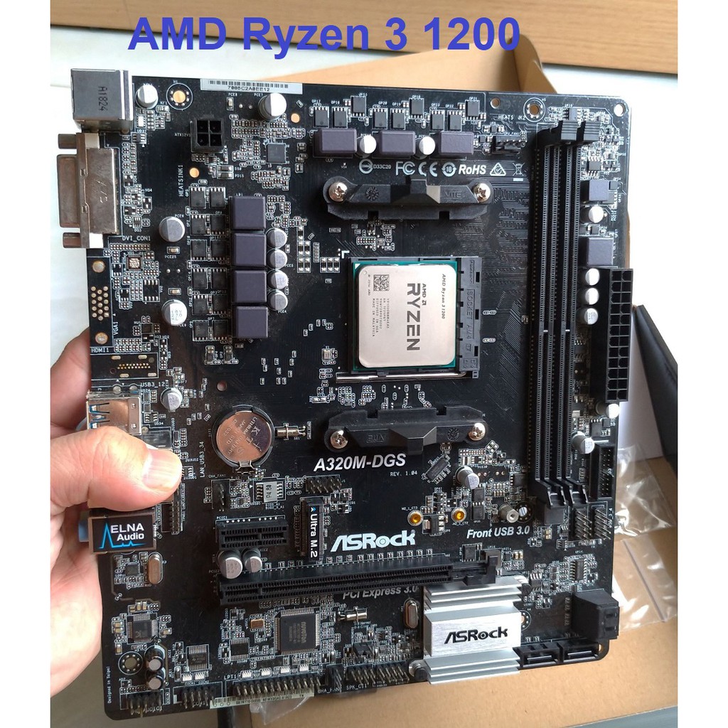 Bảo Hành 12 Tháng Vi xử lý AMD Ryzen 3 1200 cũ. Bộ vi xử lý Ryzen R3 1200 tháo máy - Tặng keo tản nhiệt