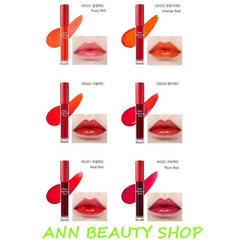 Son Tint Etude House Dear Darling Water Gel Tint 5g (bản mới)