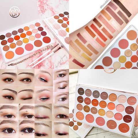 Bảng phấn mắt, má hồng BH Cosmetics Nouveau Neutrals 26 Color Shadow &amp; Blush Palette (Bill USA)