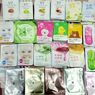 COMBO 50 MIẾNG MẶT NẠ NỘI ĐỊA TRUNG (shop mix ngẫu nhiên)