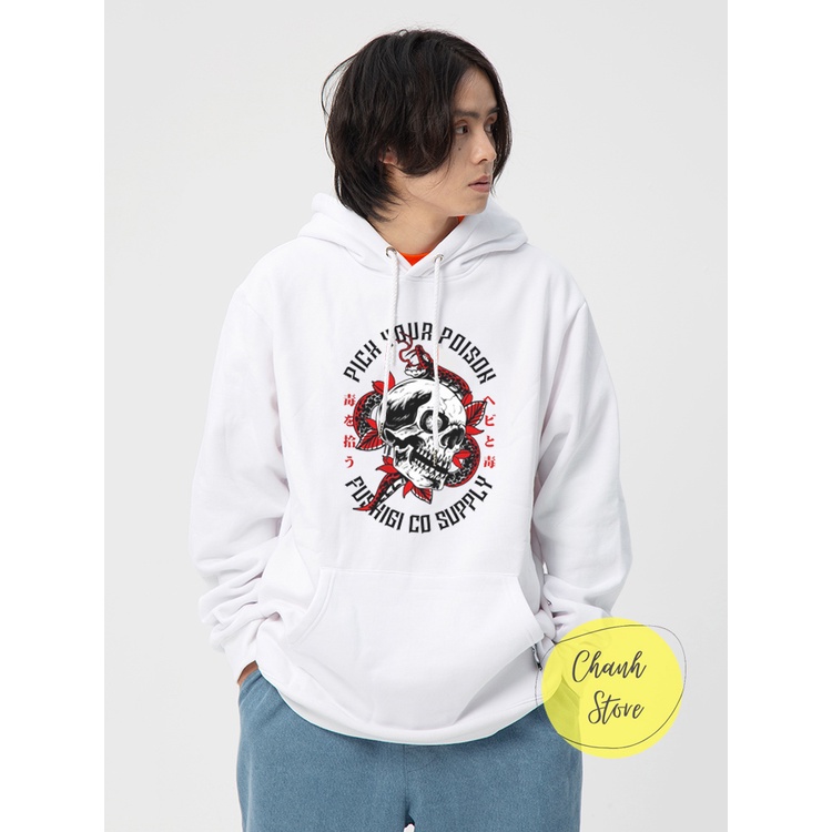 Áo Hoodie Form Rộng Oversize Unisex Pick Your Poision