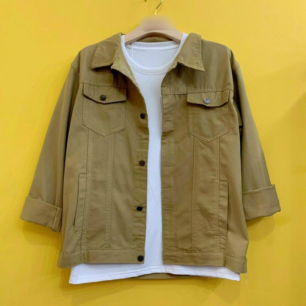 Áo khoác kaki unisex nam nữ nhiều màu cá tính phong cách ulzzang chống nắng cao cấp Sogeum Store