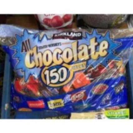 Chocolate hỗn hợp 150 viên Kirkland 2.55kg Mỹ