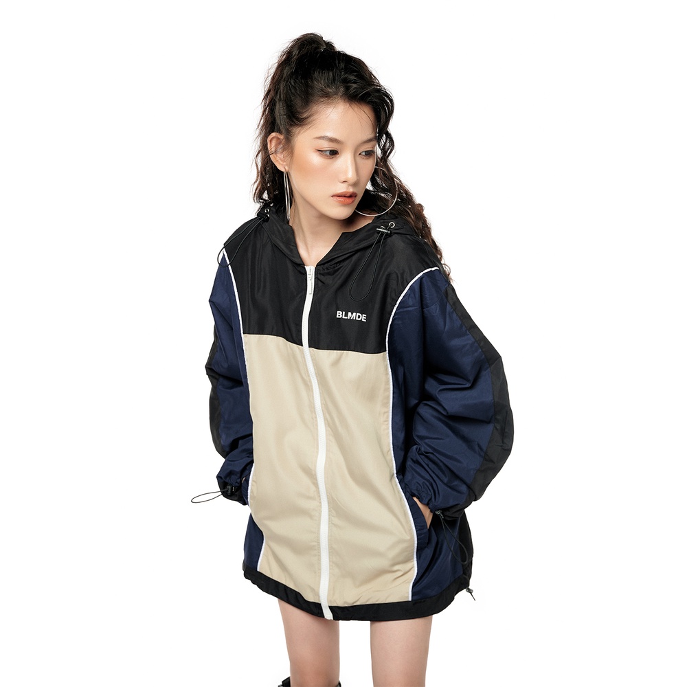 Áo Khoác Dù Xanh Navy Có Nón Collin BLMDE