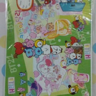 Giấy bao tập 6 mẫu BTS CHIBI