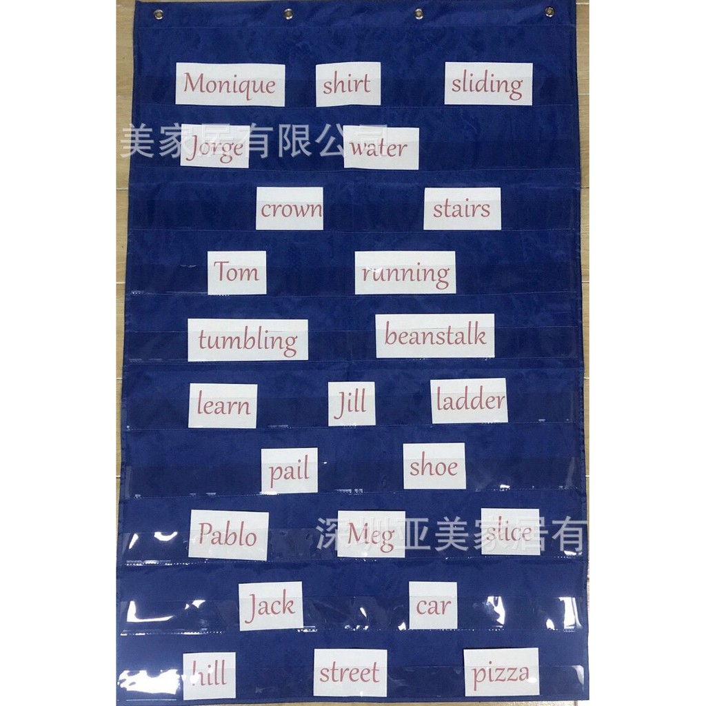 Bảng Cài Thẻ Thông Minh  CLASSROOM POCKET CHART