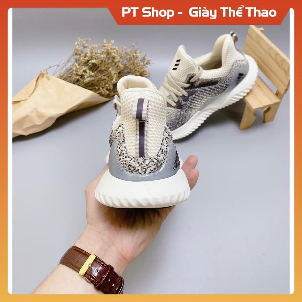 [FreeShip+Giá Hủy Diệt] Giầy Alphabounce xịn sò Full phụ kiện, Giày Sneaker Alphabounce muối tiêu trắng , Hót trend