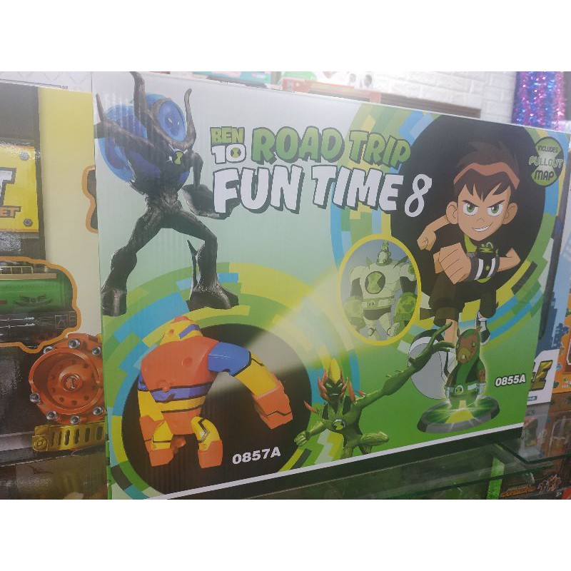 Bộ 7 mô hình nhân vật Ben10 Trip Fun Time 8