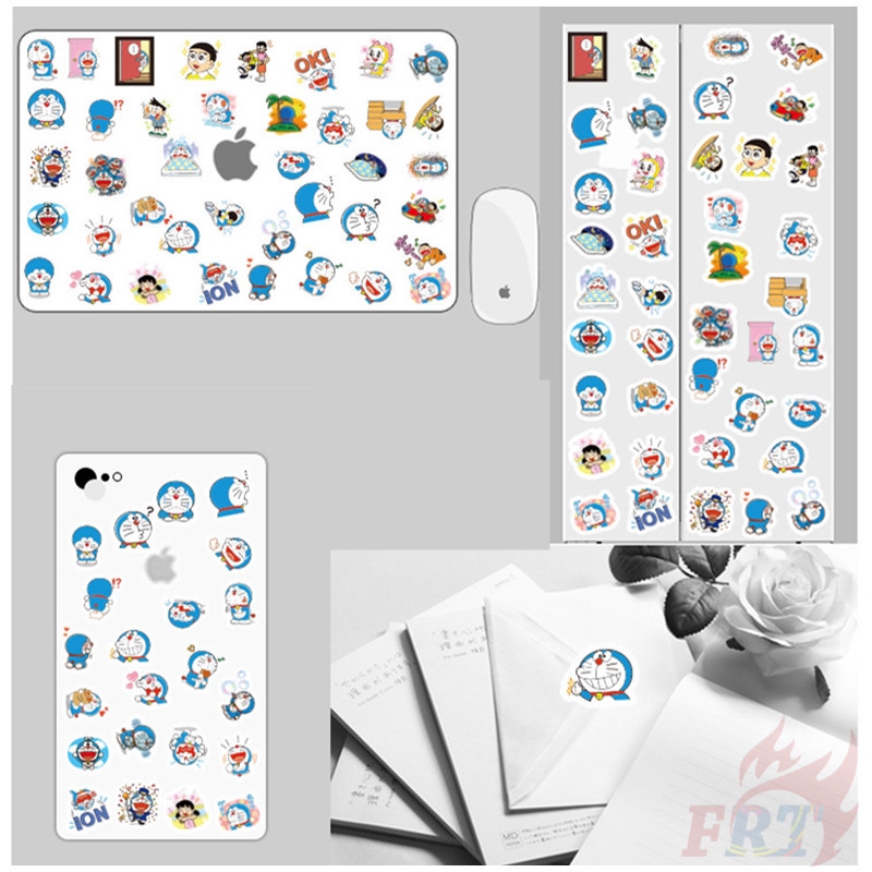 ❉ Doraemon - Anime Stickers A ❉ 40Pcs/Set DIY Decals Stickers for Diary Laptop Scrapbooks Skateboard