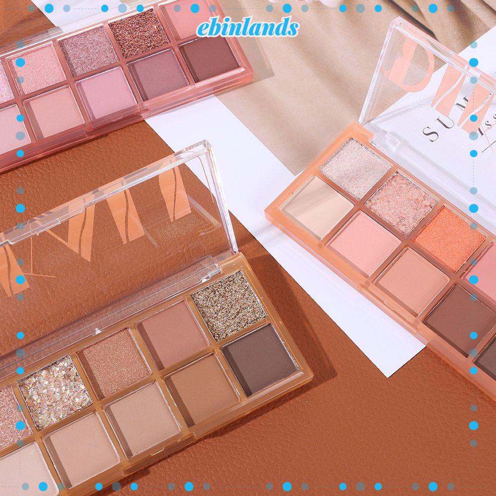 Bảng Phấn Mắt 10 Màu Sắc Hiệu Ứng Lì Chống Thấm Nước Lâu Trôi