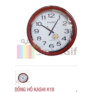 Siêu rẻ Đồng hồ Kashi K19-Đồng hồ thương hiệu Kashi-Vân gỗ nâu-Kim trôi. Văn Hiến C7