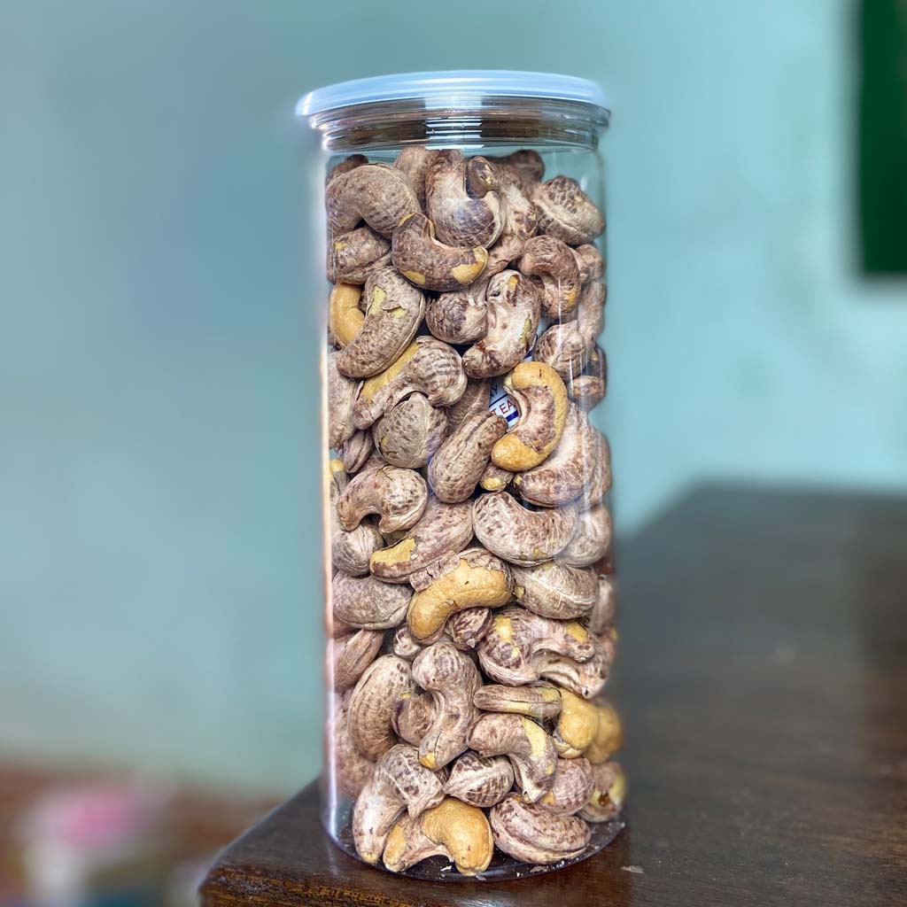 Hạt Điều rang muối nguyên hạt nhà làm size đại A Cồ 450g