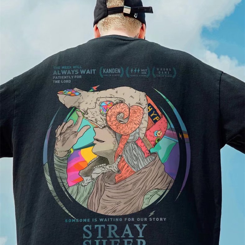 Áo Thun Tay Ngắn Dáng Rộng In Chữ Phong Cách Hip Hop Hàn Quốc Thời Trang Mùa Hè Cho Nam Giới [M-8XL]