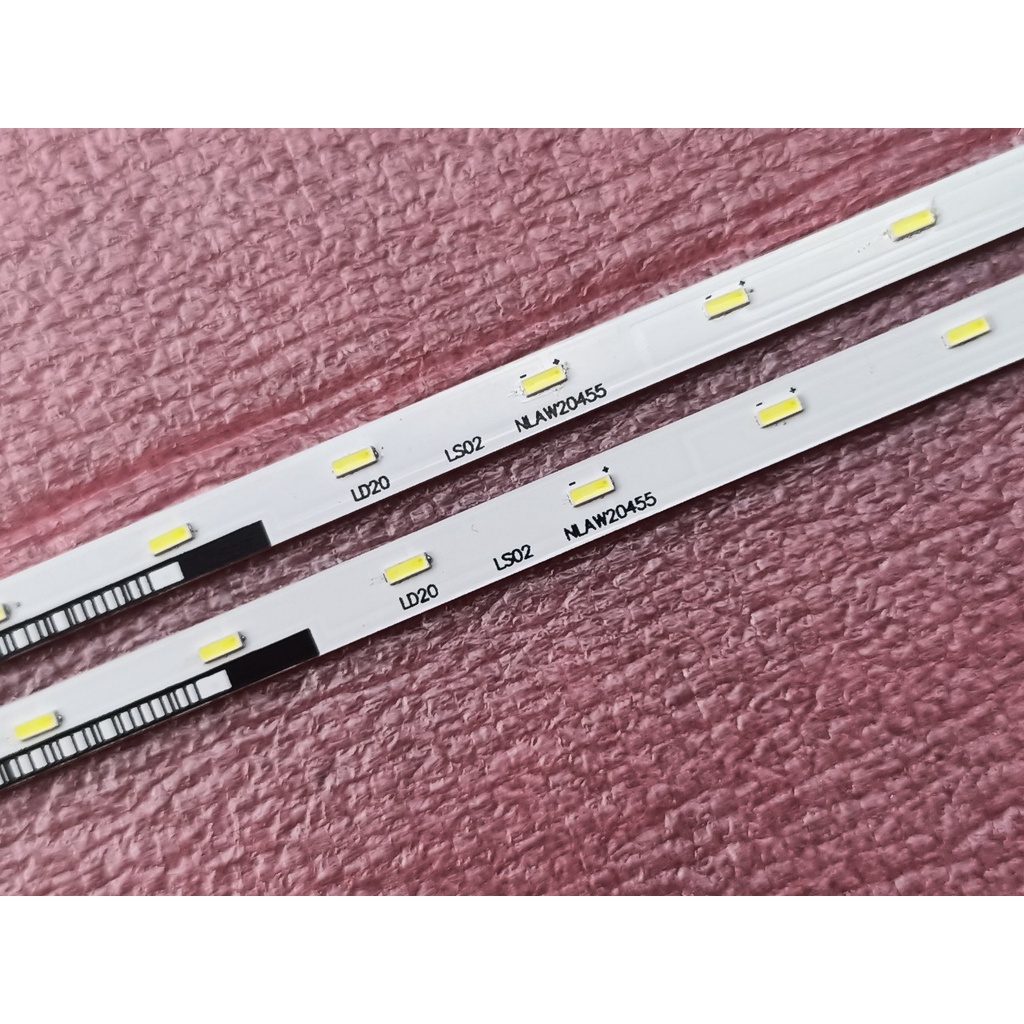THANH LED TIVI SONY 43W750E 43WE755  MỚI 100% BỘ 2 THANH TRÁI PHẢI MỖI THANH 27 BÓNG 6V DÀI 46,2cm