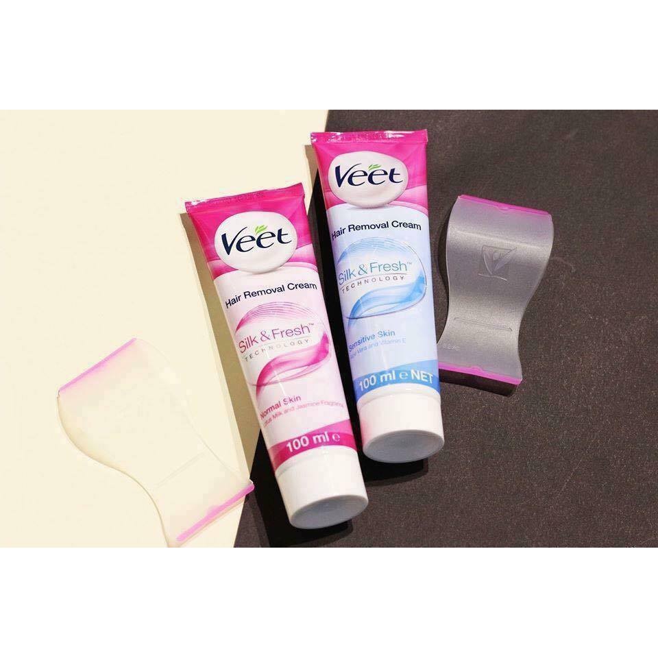 KEM TẨY LÔNG VEET SILK &amp; FRESH 100ml