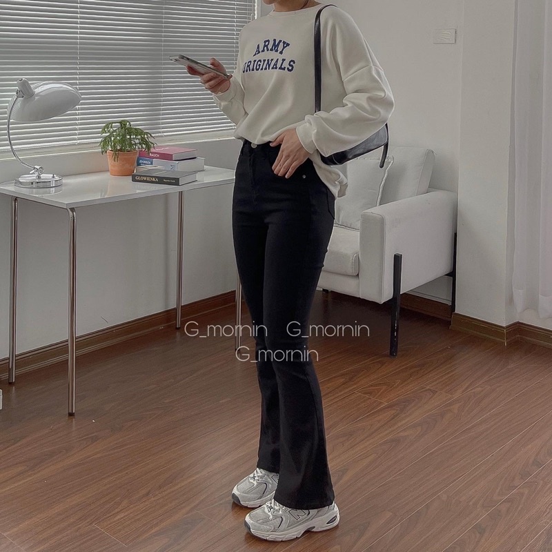 Quần jeans đen QJ0115 - Gmornin