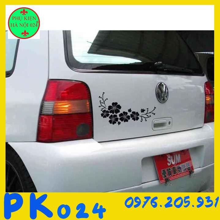 Sticker Nhãn Dán Trang Trí Xe Ô Tô Hình Hoa Đào Mùa Xuân