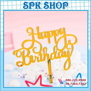 [FREESHIP❤️] Meka Happy Birthday Mẫu 9+10 - Meka chữ trang trí bánh kem, trang trí bánh sinh nhật
