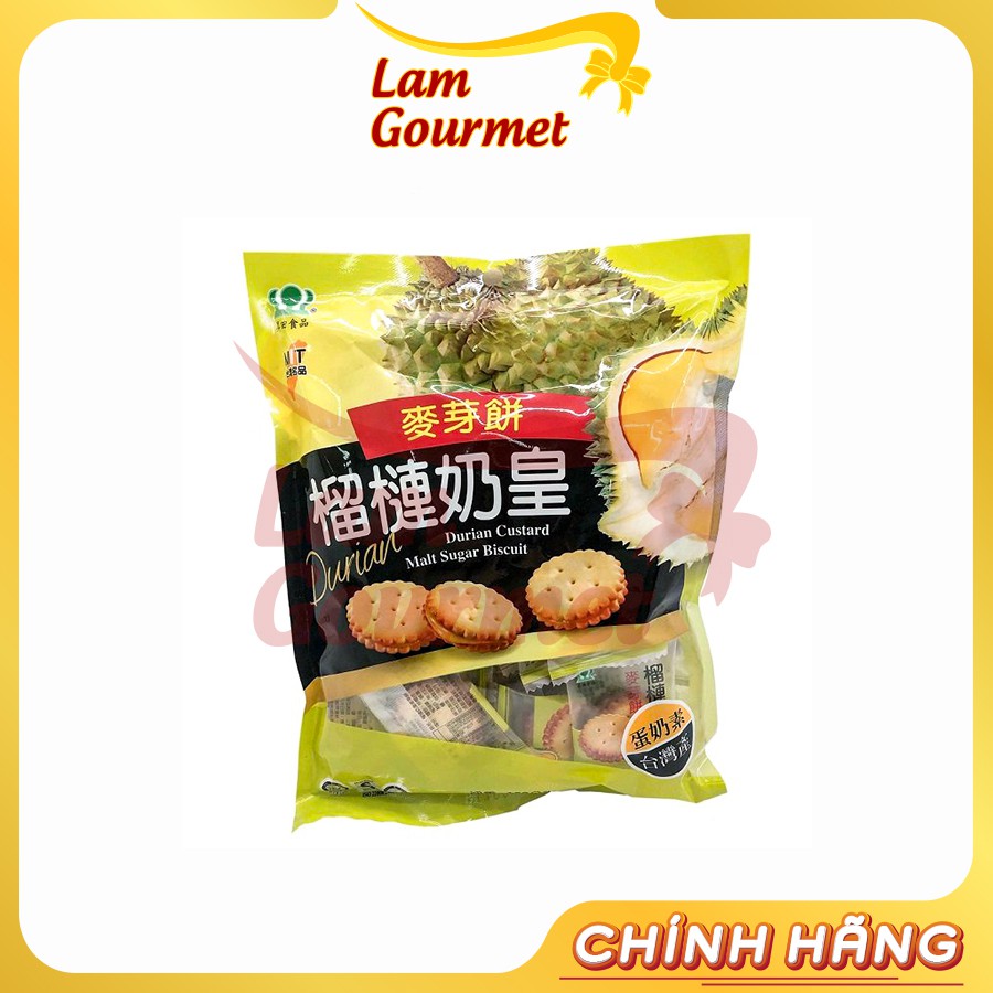 Bánh Quy Sầu Riêng Đài Loan Giòn Nhân Dẻo 180g và 250g - Lam Gourmet