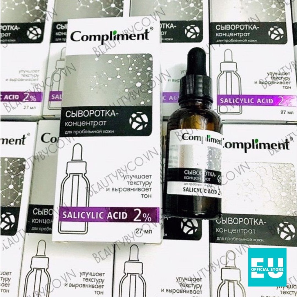 Serum Compliment 2% BHA Giảm Dầu, Giảm Mụn / 20% Vitamin C Sáng Da Mờ Thâm
