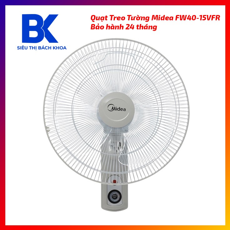 Quạt Treo Tường - Điều Khiển Midea FW40-15VFR - Chính hãng Bảo Hành 24 Tháng