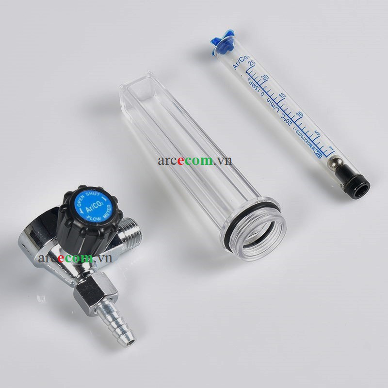 Cụm van ống thủy đồng hồ khí Ar/CO2
