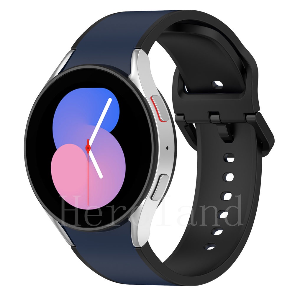 Dây Đeo Silicone Cho Đồng Hồ Thông Minh Samsung Galaxy Watch 5 / 4 44mm 40mm 5 pro 45mm 4 Classic 42mm 46mm