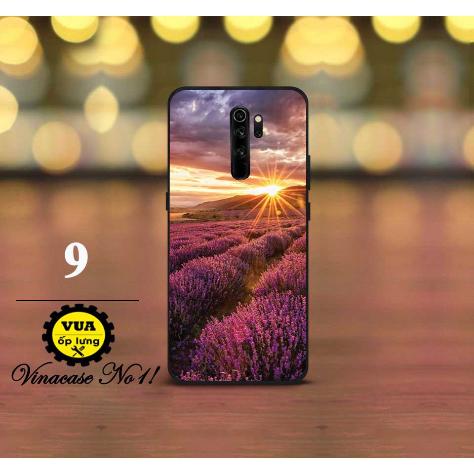 [New Case 50k Free Ship] ỐP LƯNG XIAOMI - Các dòng Redmi Note 8 Pro - Redmi 9 mặt kính in 3D đẹp sang trọng