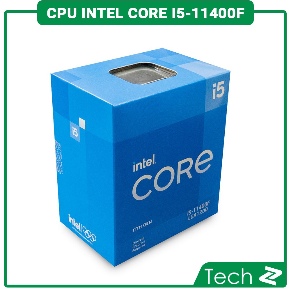 CPU Intel Core i5 11400F Box Chính Hãng Bảo Hành 3 Năm