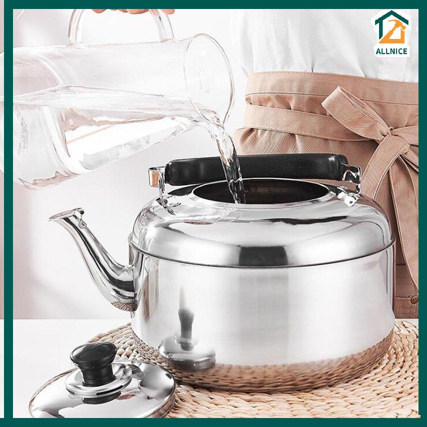5L Ấm đun nước 4Lít inox 304 cao cấp sôi báo còi siêu to