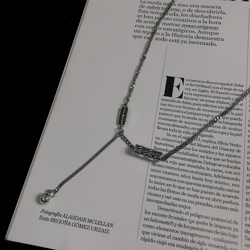 Dây Chuyền Thép Titan Mặt Hình Mặt Cười Thời Trang Thu Đông Dành Cho Nữ 22764