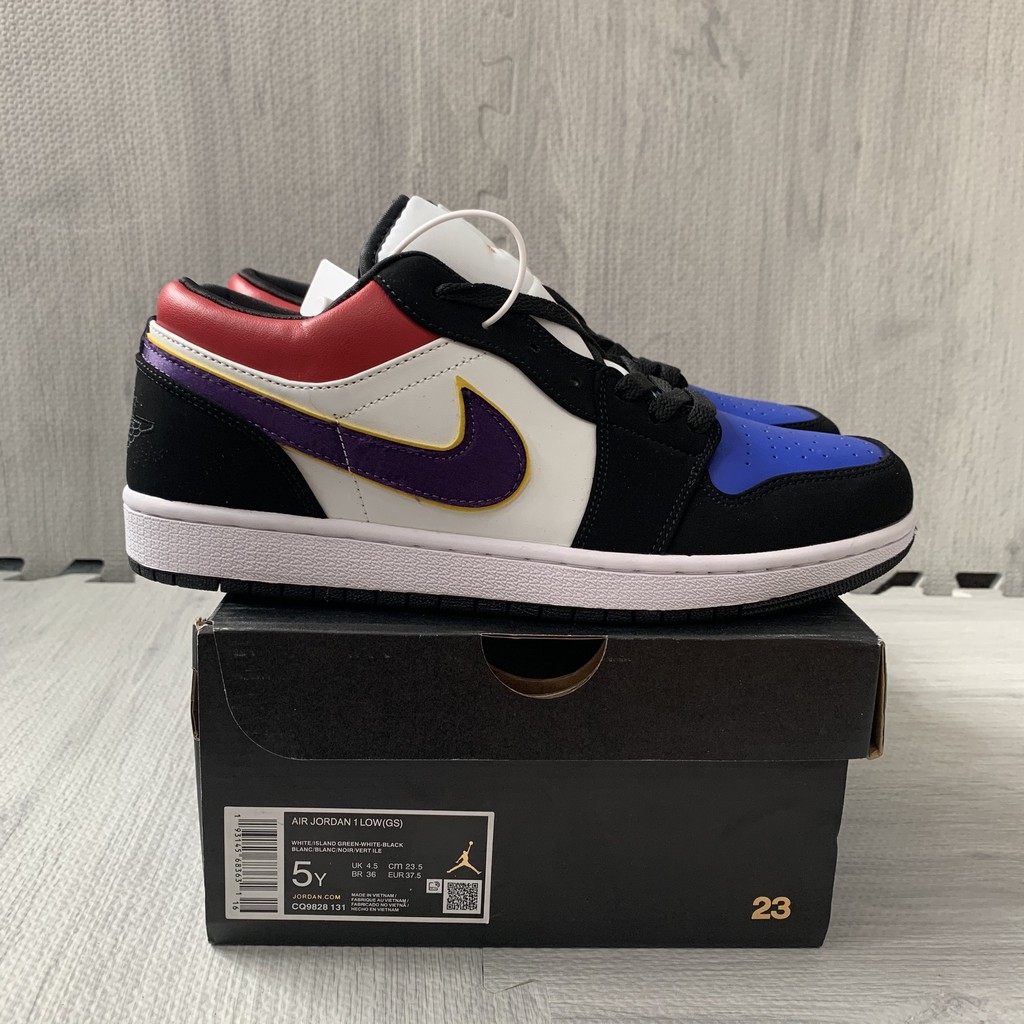 Renstore] Giày Air Jordan 1 Low 'Lakers Top 3' 🔥 🔥 | Shopee Việt Nam