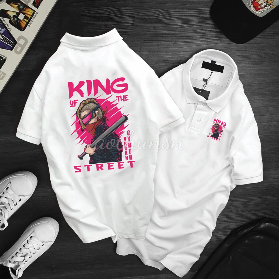 Áo thun cổ trụ cổ bâu polo Cyber Urban KING