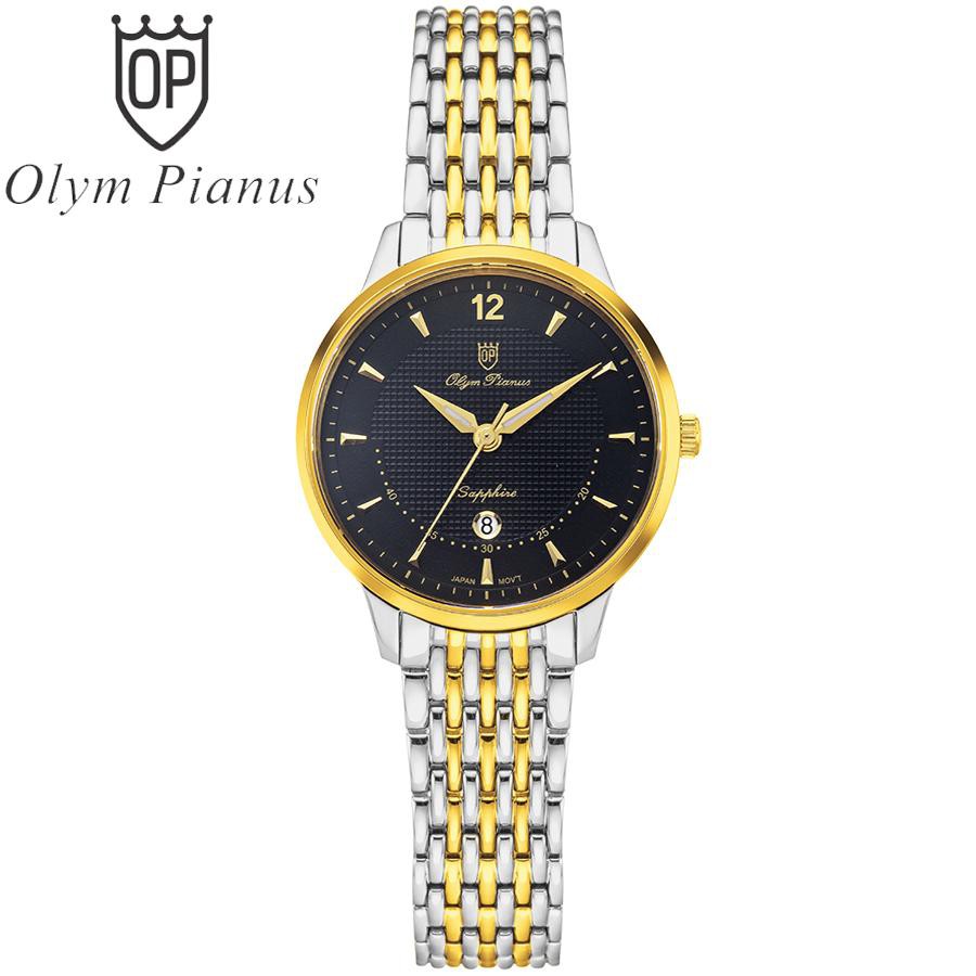 Đồng hồ nữ dây kim loại Olym Pianus OP5709 OP5709LSK đen