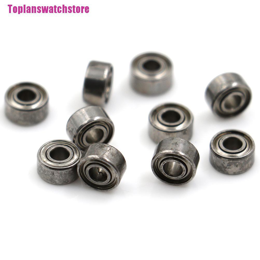 (TOPL) Bộ 10 Vòng Bi Chính Xác 2 * 5 * 2.5mm MR52ZZ Cho Con Quay Đồ Chơi Spinner