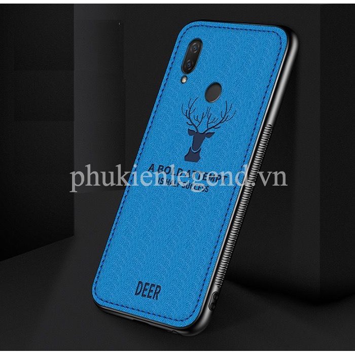 Ốp Lưng Vải Jeans Cho Xiaomi Redmi Note 7Note 7 Pro