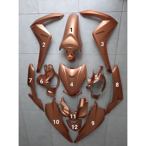 Dàn Áo Vision (2014-2020) Vàng Đồng Chính Hãng Honda