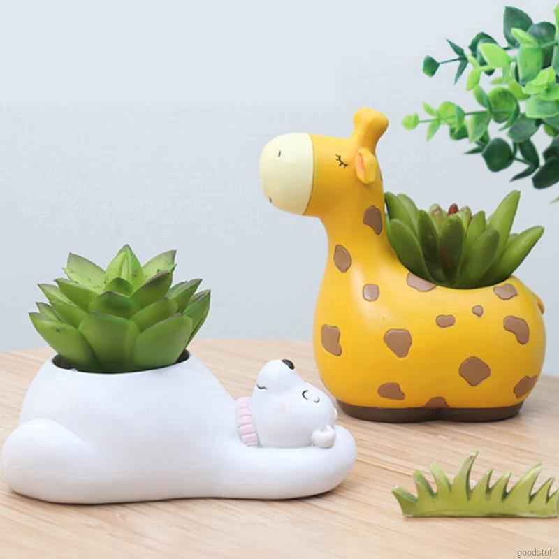 Mô hình chậu hoa, cây cảnh sáng tạo