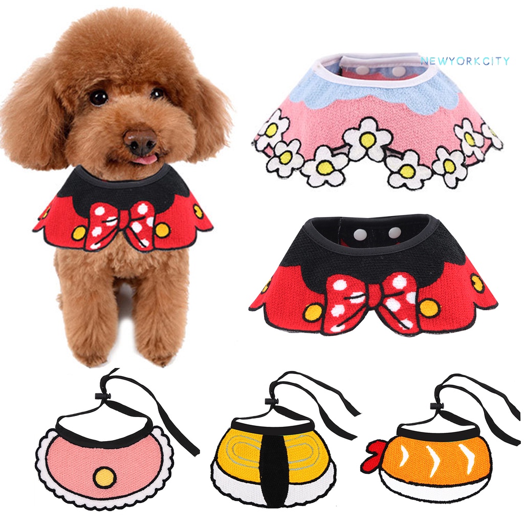 Khăn Choàng Cổ In Họa Tiết Hoạt Hình Dành Cho Thú Cưng