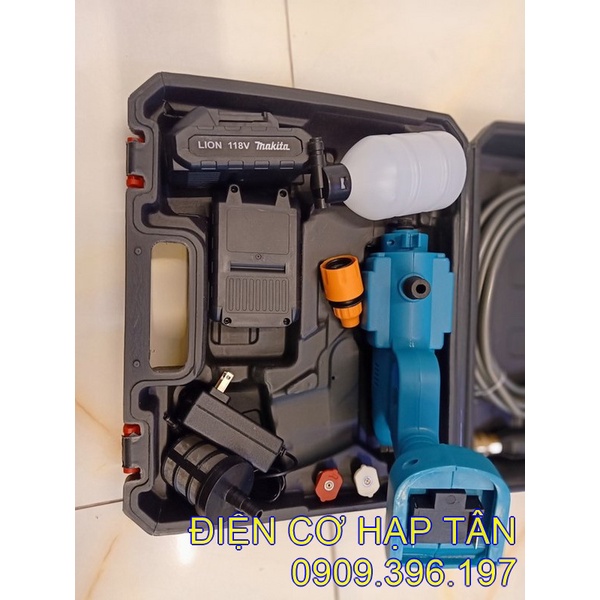 MÁY RỬA XE PIN MAKITA 118V - MÁY RỬA XE GIA ĐÌNH - MÁY XỊT TƯỚI HOA , máy phun thuốc trừ sâu
