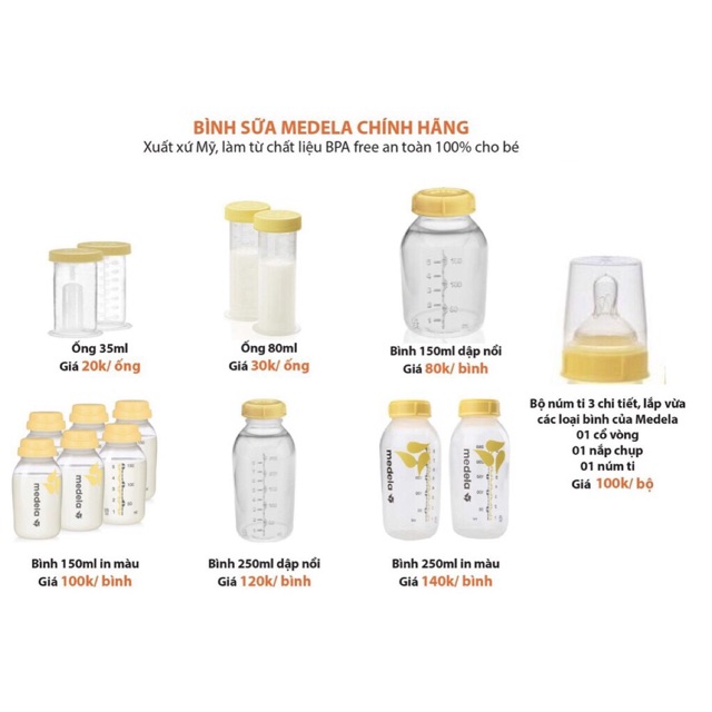 Bình sữa Medela
