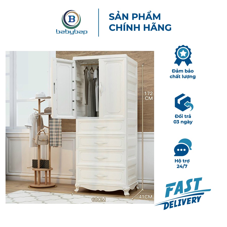 Tủ Nhựa Holla 5 Tầng 6 Ngăn Cao Cấp HL-0919